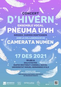 Cartell Concert d'hivern 2021 Pneuma