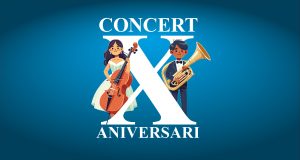 Bàner del Concert X Aniversari de la JOUMH