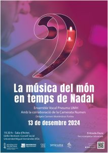 Cartell La música del món en temps de Nadal