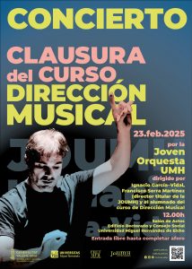 Cartel del Concierto del Curso de Dirección Musical