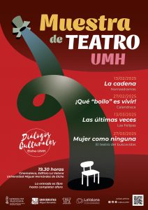 Cartel de la Muestra de teatro UMH