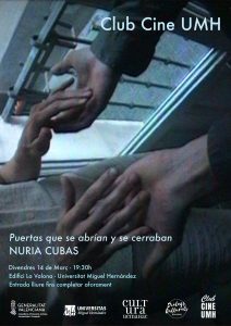 Cartell del Club Cine UMH Puertas que se abrían y se cerraban