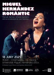 Cartell del concert Miguel Hernández romàntic