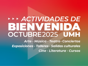Banner de las Actividades de Bienvenida
