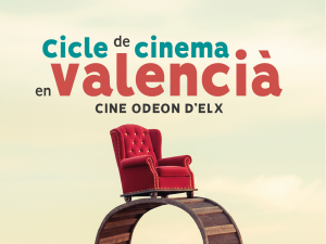 Bàner del Cicle de cinema en valencià