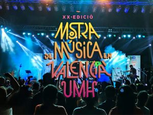 Bàner de la Mostra de música en valencià