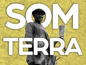 Bàner de l'exposició Som Terra