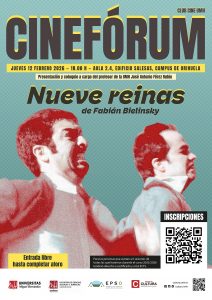 Cartell de Cinefórum: Nueve reinas