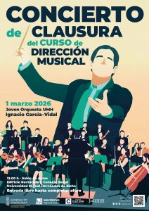 Cartel del Concierto de Clausura del Curso de Dirección musical