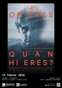 Cartell del doculmental: On eres quan hi eres?