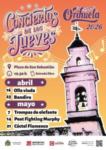 Cartel de los Conciertos de los jueves