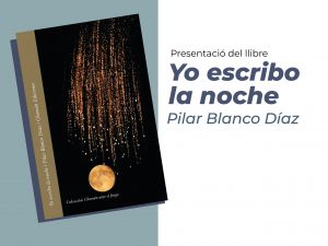 Bàner Presentació del llibre Yo escribo la noche